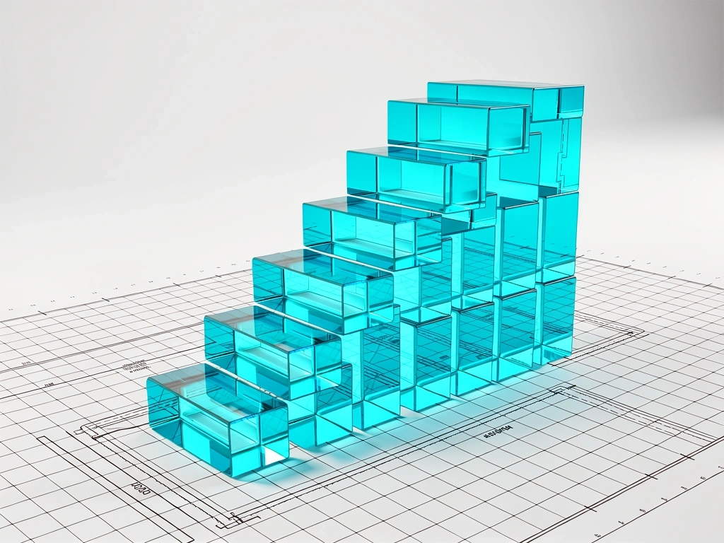 Finanzielle Architektur Illustration